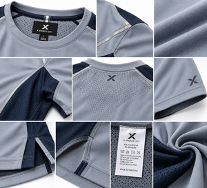 Golf T-Shirts, Training Tops & <b>Base</b> <b>Layers</b> Golf Clothing | Grey Six Color Variations | OEM ODM Manufacturer | X Sport City | - Product Image 4
