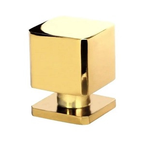 Modern T-Shaped Brass Cabinet Handle Minimalist Design Durable Furniture <b>Knob</b> <b>for</b> <b>Dresser</b> Kitchen Drawer Gold Finished - Product Image 3