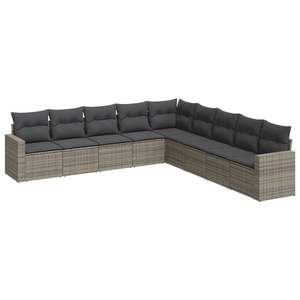 Garden <b>Sofa</b> <b>Set</b> Outdoor Rattan With Cushions Contemporary Design For Patio Or Garden Use - Product Image 2