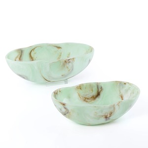 Handmade Polished <b>White</b> Wood <b>Bowl</b> Modern Design Durable Non-Toxic Salad Party Food <b>Serving</b> Gift <b>Bowl</b> for Housewarming - Product Image 3
