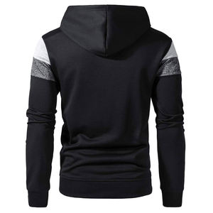 Sudaderas con Capucha para Hombre al por Mayor, con Logotipo Personalizado, 100% Algodón, Forro Polar, Bolsillo, Transpirables, de Secado Rápido, Color Negro, Tallas Grandes, para Invierno - Product Image 6