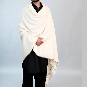 Nuevos Chales de Lana Cálidos de Invierno para Hombre 2026, Chales Largos de Lana Pashmina Cachemira de Secado Rápido, Chales Afganos de Lana Personalizados OEM ODM - Product Image 1