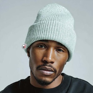 Gorros de Punto Acrílicos de Color Sólido Personalizados al por Mayor, Gorro de Invierno para Hombre, Estilo Casual, Adulto, Circunferencia de Cabeza 56-58CM - Product Image 1