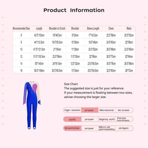 Combinaison de danse latine et de gymnastique pour filles de 6 à 16 ans, style stirrup, justaucorps de compétition, costumes de danse moderne - Product Image 6