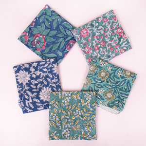 คอลเลกชันเครื่องประดับผู้หญิงใหม่ ผ้าพันคอพิมพ์ลายด้วยมือจากผ้าฝ้ายรักษ์โลกอเนกประสงค์สำหรับผู้ชาย พร้อมจำหน่าย ผ้าพันคอทรงสี่เหลี่ยม - Product Image 3