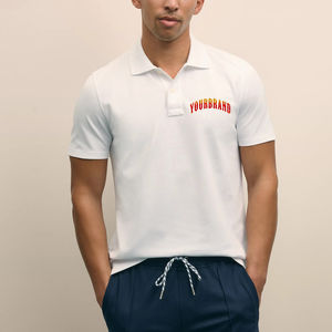 Polo Urbano para Hombre, Estilo Casual, Algodón, Manga Corta, Verano, Moda, Corte Holgado, Suministro de Fábrica OEM - Product Image 1