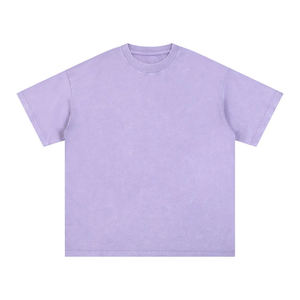 เสื้อยืดคอตตอน 100% คุณภาพสูง ล้างสีแบบแอซิดวอช สกรีนโลโก้ได้ น้ำหนัก 230 กรัม สไตล์วินเทจเรโทร ทรงโอเวอร์ไซส์ คอกลม - Product Image 3