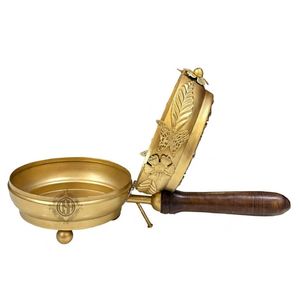 Quemador de Incienso Metálico de Diseño Vintage para Incienso, Meditación y Decoración de Sala de Estar, Oración y Aromaterapia - Product Image 3