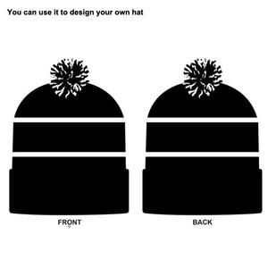 Nouveaux bonnets en acrylique personnalisés brodés de haute qualité, style Y2K, chapeaux d'hiver à la mode pour unisexe, plage, quotidien - Product Image 3