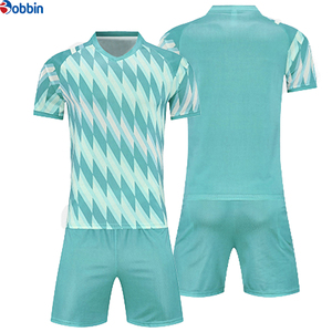 Uniformes de Fútbol Personalizados Unisex, Camisetas de Fútbol Transpirables de Secado Rápido con Cuello en V, Manga Corta, Sublimadas, Ropa Deportiva de Poliéster - Product Image 1