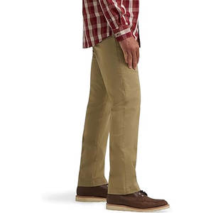 Pantalones Chinos de Corte Recto para Hombre, Cómodos, de Mezcla de Algodón, Casuales, para Oficina, Trabajo, Slim Fit, Premium, para Uso Diario - Product Image 2