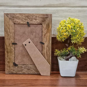 Marco de Fotos de Madera de Estilo Antiguo, Decoración Tradicional Hecha a Mano, Marco de Fotos de Madera Maciza Natural, Marco de Fotos de Madera de Diseño Ecológico - Product Image 4