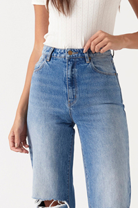 Ripped Casual Women's Denim <b>Jeans</b> Distressed Oversized Baggy Fit Ultra-<b>Soft</b> Breathable Eco-Friendly Premium Quality Beading - Product Image 4