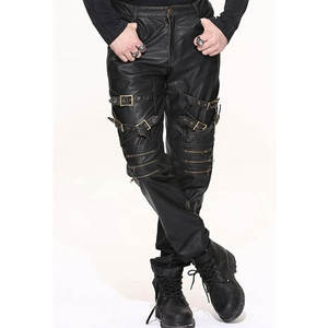 Pantalones de Cuero para Hombre Hechos en Fábrica, Venta al por Mayor, Hechos con Cuero de la Mejor Calidad - Product Image 5