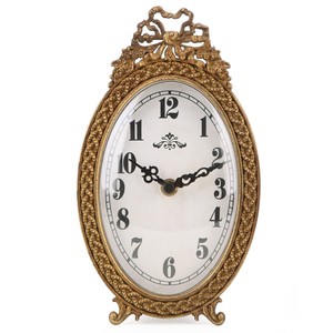 Aqdus Saleem <b>Hand</b>-Painted Pine Wood Rectangular Floral Desk <b>Clock</b> | Wholesale Traditional Folk Art Timepiece - Product Image 2