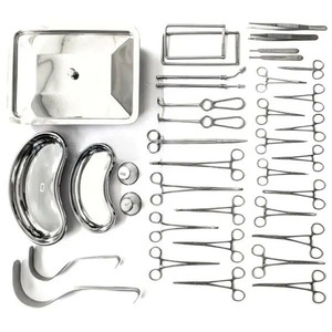 38 Piece Manual Appendectomy Hernia Set Stainless Steel Plastic <b>Instruments</b> for Medical Suture Training Abdominal Surgery - Product Image 3
