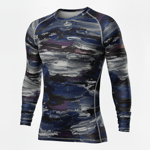 Rashguard professionnel MMA pour hommes, respirant, séchage rapide, polyester et nylon écologiques, vêtements de sport pour tous les sports en plein air - Product Image 2