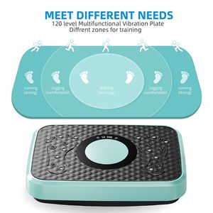 Macchina per Esercizi Total Body, Drenaggio Linfatico, 120 Livelli di Velocità, Pedana Vibrante per Allenamento, Piattaforma Fitness - Product Image 6