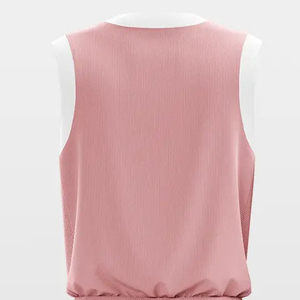 Fabrication de maillots de basket-ball personnalisés de haute qualité, réversibles, sublimés, respirants, sans manches, en taille plus, pour la vente en gros OEM - Product Image 5