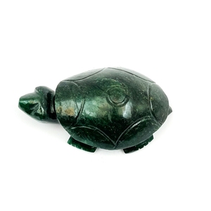 Natural Green Jade Tortoise Carving Jade Turtle Healing Crystal For Reiki Feng Shui Energy Decor Wholesale - Product Image 3