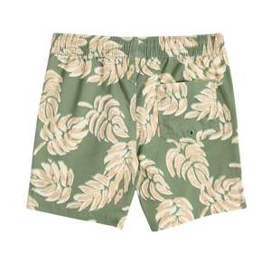 Shorts de Baño Ligeros con Estampado de Hojas Tropicales, Transpirables, Anti-UV, Diseño Personalizado, Ropa de Playa Profesional a Precio Económico - Product Image 2