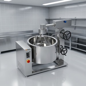 Chaudière à vapeur rotative à induction Amicook 380V/440V, modèle facile à utiliser, pour préparer des currys sur cuisinière à gaz et des soupes électriques à bascule. - Product Image 3