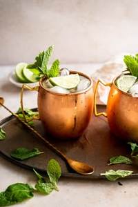 Copper <b>Beverage</b> Mug <b>Set</b> Orchid Pavilion Cups Reusable Premium Cocktail <b>Serving</b> Durable Eco-Friendly Leak Proof Party Collection - Product Image 1