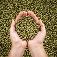 Vietnamese groene Robusta koffiebonen, natuurlijk gekleurd, ongebrand, bulk levering, OEM ODM export, graad 1, 12% vocht, Pham Dinh merk