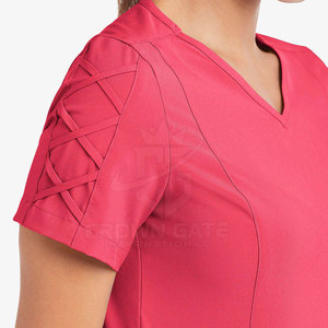 Ensemble de blouses médicales de qualité supérieure, coupe confortable, tissu respirant, pour le personnel hospitalier, clinique et de santé, usage quotidien. - Product Image 6