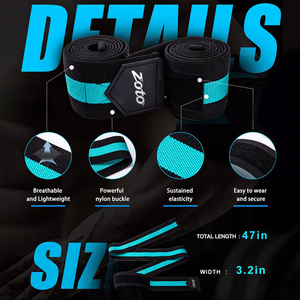 Bandes de soutien coudes rayées personnalisées pour la musculation, faible MOQ, protecteurs articulaires élastiques robustes – Fournisseur - Product Image 5