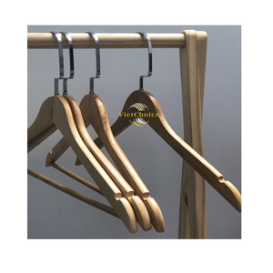 Eco Friendly Wooden Hanger Solid Wood Clothes Hanger <b>for</b> Home and Retail Use - Product Image 5