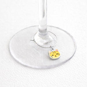 Lindo Adorno de Metal con Diseño de Animal, Reutilizable, Portátil, Personalizado, para Botellas de Vino, Recuerdo con Forma de Gato - Product Image 3