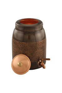 Robinet de fontaine à eau en cuivre écologique moderne, artisanat licorne, distributeur d'eau fait main, articles de boisson en métal de qualité supérieure pour usage au bureau - Product Image 3