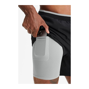 <b>Men'S</b> Breathable Polyester Yoga Running <b>Compression</b> Workout Athletic Sports <b>Mens</b> Gym <b>Shorts</b> Pockets beach summer <b>shorts</b> for <b>men</b> - Product Image 5