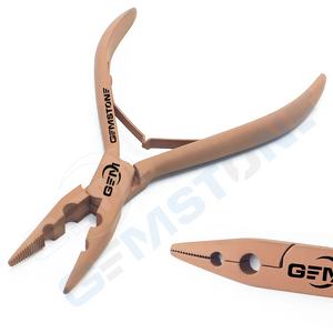 Pinza Profesional de Acero Inoxidable para Extensiones de Cabello - 5.5 Pulgadas, 2 Orificios de 5mm y 4mm, Herramienta para Remover Anillos Micro y Adhesivos de Queratina - Product Image 3