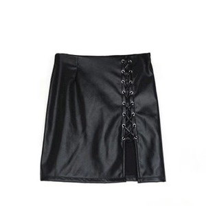 Jupe en cuir véritable vintage pour femme, tendance et élégante, taille haute, nouveau design pour les fêtes et les occasions décontractées - Product Image 4