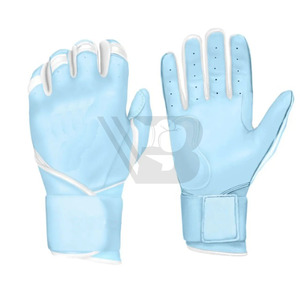 Batting Gloves With Custom Designs And Logos Premium Leather Batting Gloves <b>Outdoor</b> Sports Baseball And Softball Batting Gloves - Product Image 4