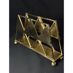 Porte-serviettes de couleur or au design artistique, accessoires de cuisine et de table pour restaurant, articles d'hôtellerie, porte-mouchoirs au design triangulaire - Product Image 5