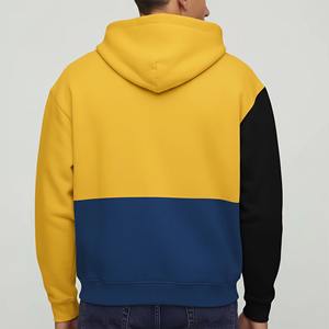 Sweat à capuche basique pour homme, style hip-hop, en molleton 100% coton épais 350 GSM, de luxe et de haute qualité, délavé sur mesure, à épaules tombantes, hiver, écologique - Product Image 2