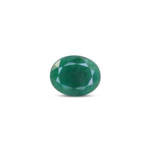 Natural Emerald Loose Gemstone 9.45 Carat Certified Lab-Created Zircon 20mm - Product Image 1
