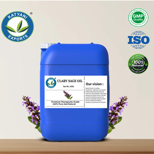 Huile essentielle de sauge sclarée 100 % pure et naturelle pour les soins capillaires et la formule du cuir chevelu. Exportateur et fabricant du Madhya Pradesh. - Product Image 4