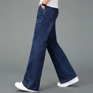 Pantalones Vaqueros de Mezclilla para Hombre, Corte Recto, Lavado Oscuro, Clásicos, Transpirables y Cómodos para Usar Todo el Día, Estilo Casual - Product Image 6