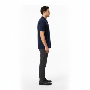 Polo en coton 100% de haute qualité, personnalisable, taille XL, manches courtes, styles décontractés, polos originaux colorés, vente en gros - Product Image 4