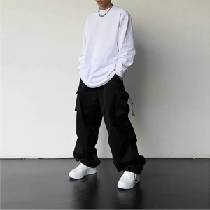 Solid International Premium Quality Multi Pocket Lightweight Mid Breathable Outdoor Daily Casual Wear Cotton Cargo Pants Unisex - Product Image 2
