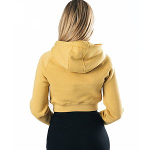 Nouvelle Collection 2026 – Sweat-shirt court à capuche pour femme, style corset avec ourlet lacé, faible MOQ, fabrication OEM - Product Image 2