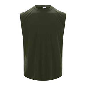 Camiseta Deportiva sin Mangas para Hombre, 100% Poliéster Transpirable, Ropa de Gimnasio Personalizada, Fabricante Mayorista de Ropa Deportiva OEM ODM - Product Image 2