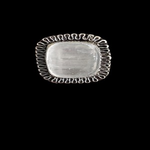 Wholesale Beautiful Super Quality Natural Crystal Crystal <b>quartz</b> <b>Ring</b> Silver Electroplated <b>Ring</b> Beautifully Polished with High - Product Image 4