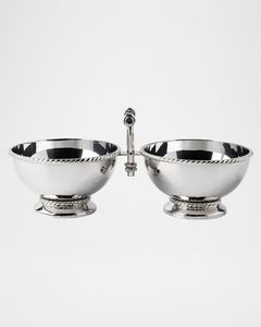 Cuenco de plata pulida vintage hecho a mano para servir, vajilla para bodas, decoración para el hogar, hotel, sala de estar, diseño personalizado. - Product Image 6