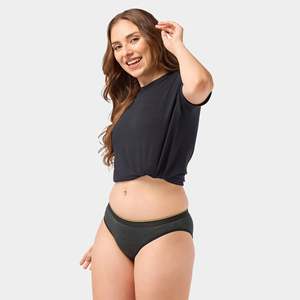 Braguitas sin Costuras de Cintura Media para Mujer, Color Sólido, Ajuste Cómodo, Ropa Interior de Algodón y Elastano - Product Image 3