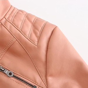 Wholesale Price Women Leather <b>Jacket</b> New Design Top Quality <b>Light</b> Weight Fashion Leather <b>Jacket</b> for Women - Product Image 4